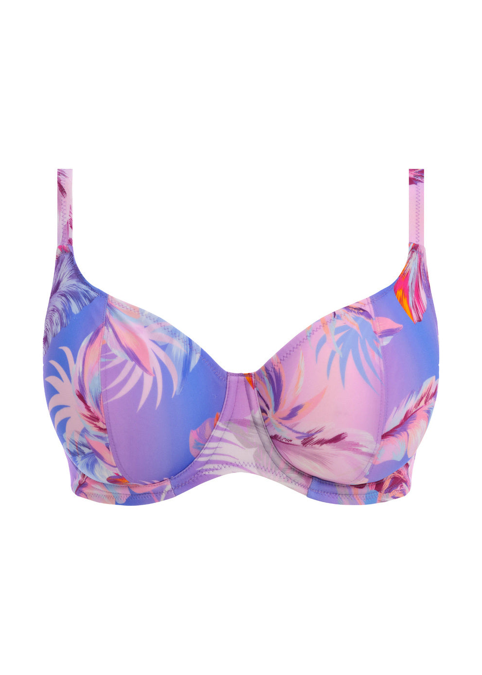 Miami Sunset Plunge Bikini - Cassis