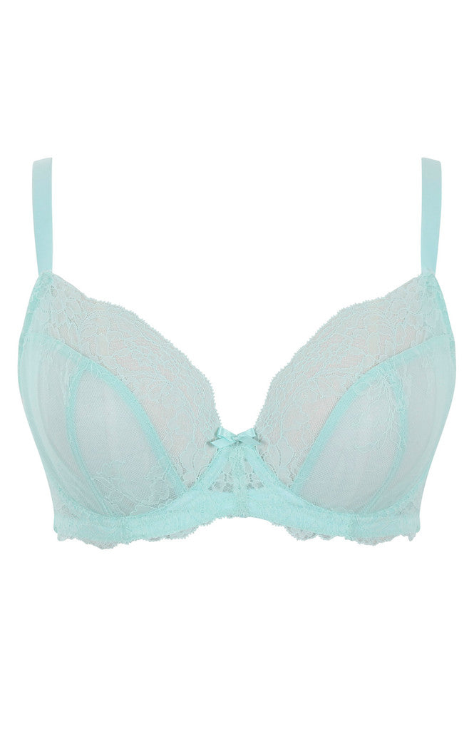 Ana Plunge Bra - Mint Green