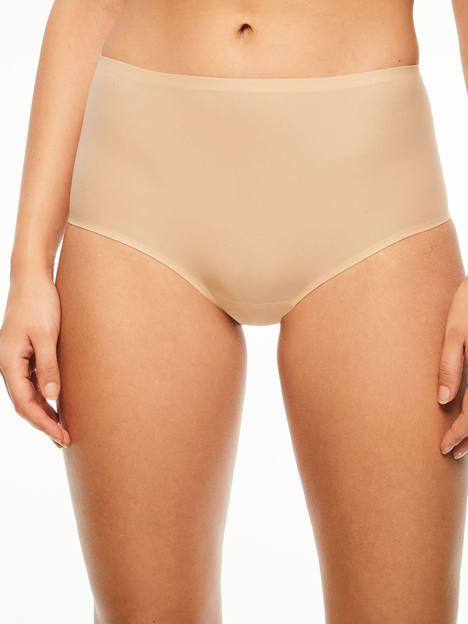 SoftStretch High Waist Brief - Ultra Nude