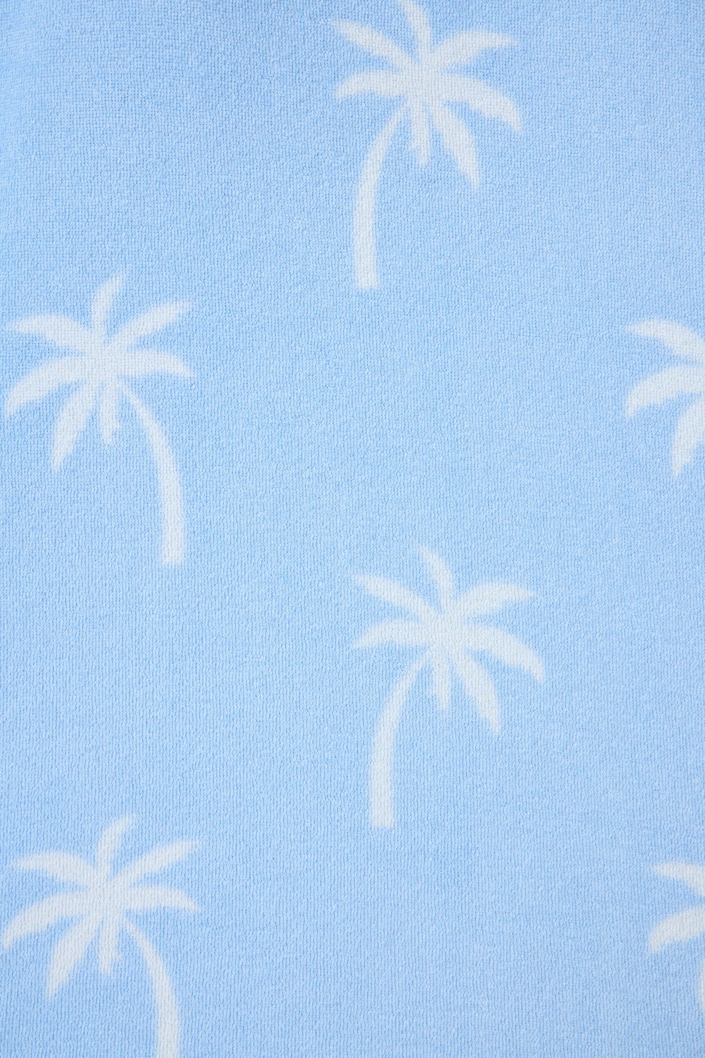 Cabana Paradise Long Sleeve Palm Print Top