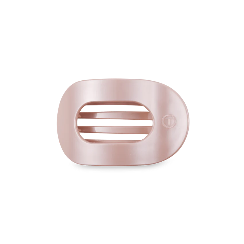 Small Flat Clip - Pearly Pink