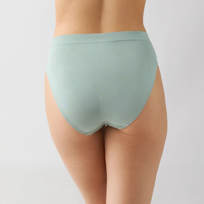 B-Smooth Seamless Hi-Cut Brief - Iceberg Green