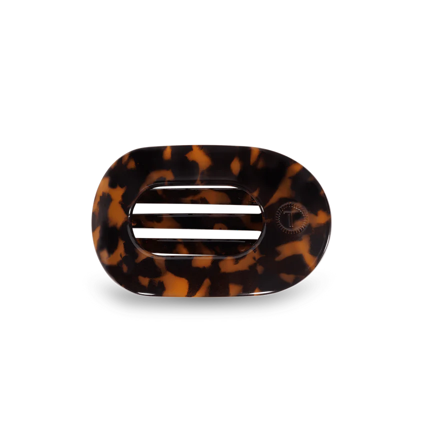 Small Flat Clip - Tortoise
