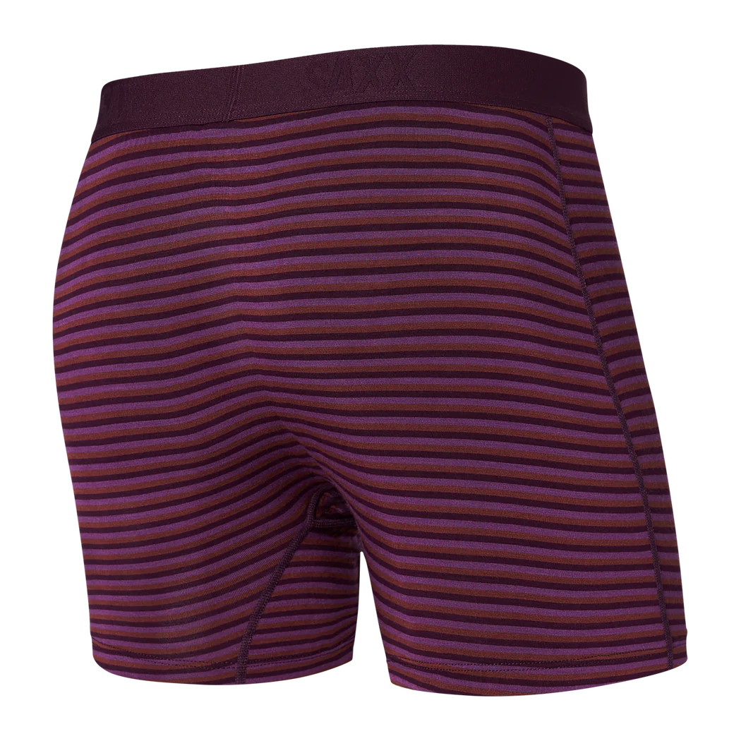 Ultra Boxer Brief - Microstripe Plum