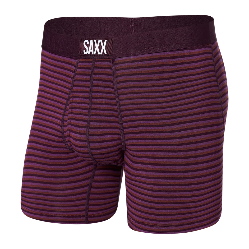 Ultra Boxer Brief - Microstripe Plum