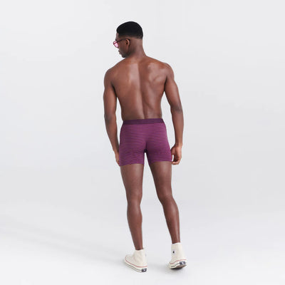 Ultra Boxer Brief - Microstripe Plum