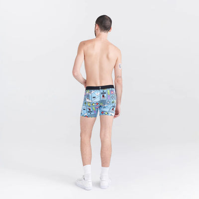 DropTemp™ Cooling Cotton Boxer Brief / Season Pass- Light Blue