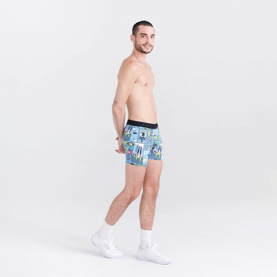 DropTemp™ Cooling Cotton Boxer Brief / Season Pass- Light Blue