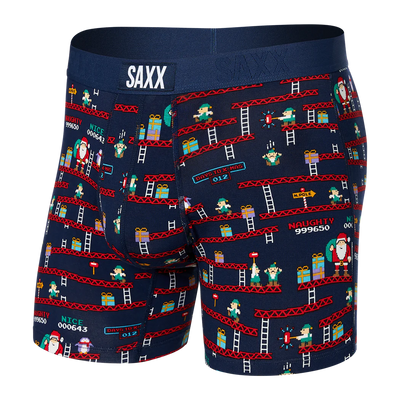 Vibe Boxer Brief - Santa's Workshop - Navy