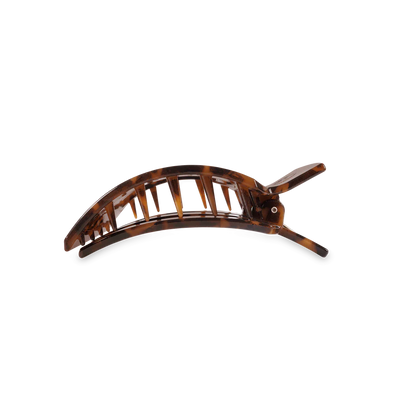 Medium Square Flat Clip - Tortoise