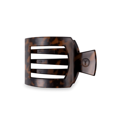 Medium Square Flat Clip - Tortoise