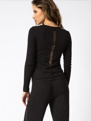 Lacey Basics Long Sleeve Top
