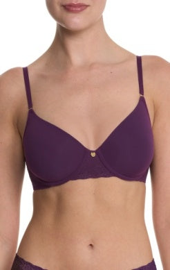 Bliss Perfection Contour Underwire Bra - Fig Jam