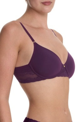 Bliss Perfection Contour Underwire Bra - Fig Jam