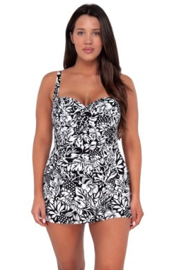 Sienna Swim Dress - Caribbean Seagrass