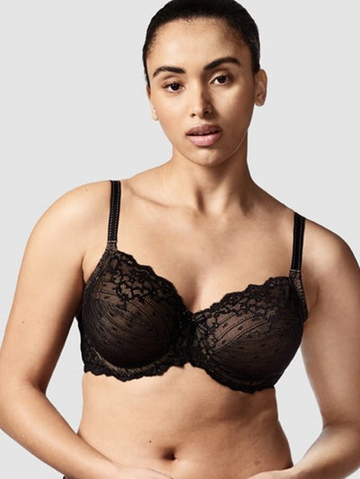 Rive Gauche Full Coverage Unlined Bra - Black