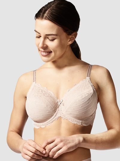 Rive Gauche Full Coverage Unlined Bra - Nude Cappuccino