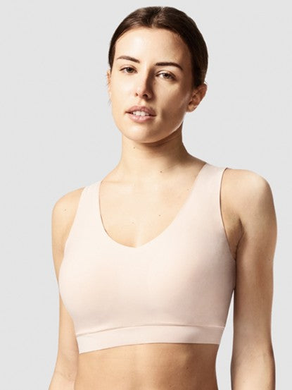 Softstretch Padded V-Neck Bra - Nude Blush