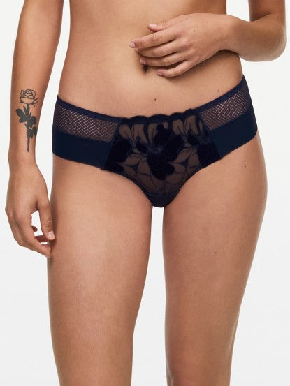 Fleurs Hipster - Marine Blue Velvet