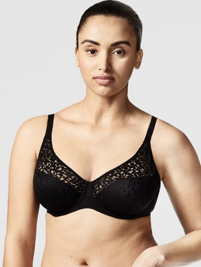 Norah Comfort Underwire Bra - Black