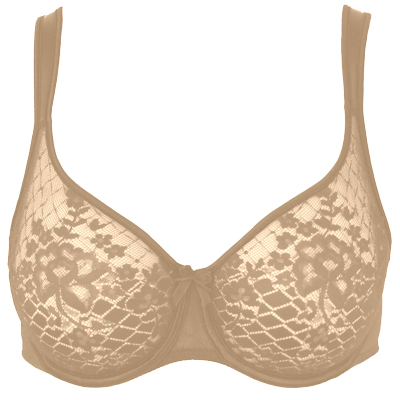 Melody Seamless Full-Cup Bra -Caramel