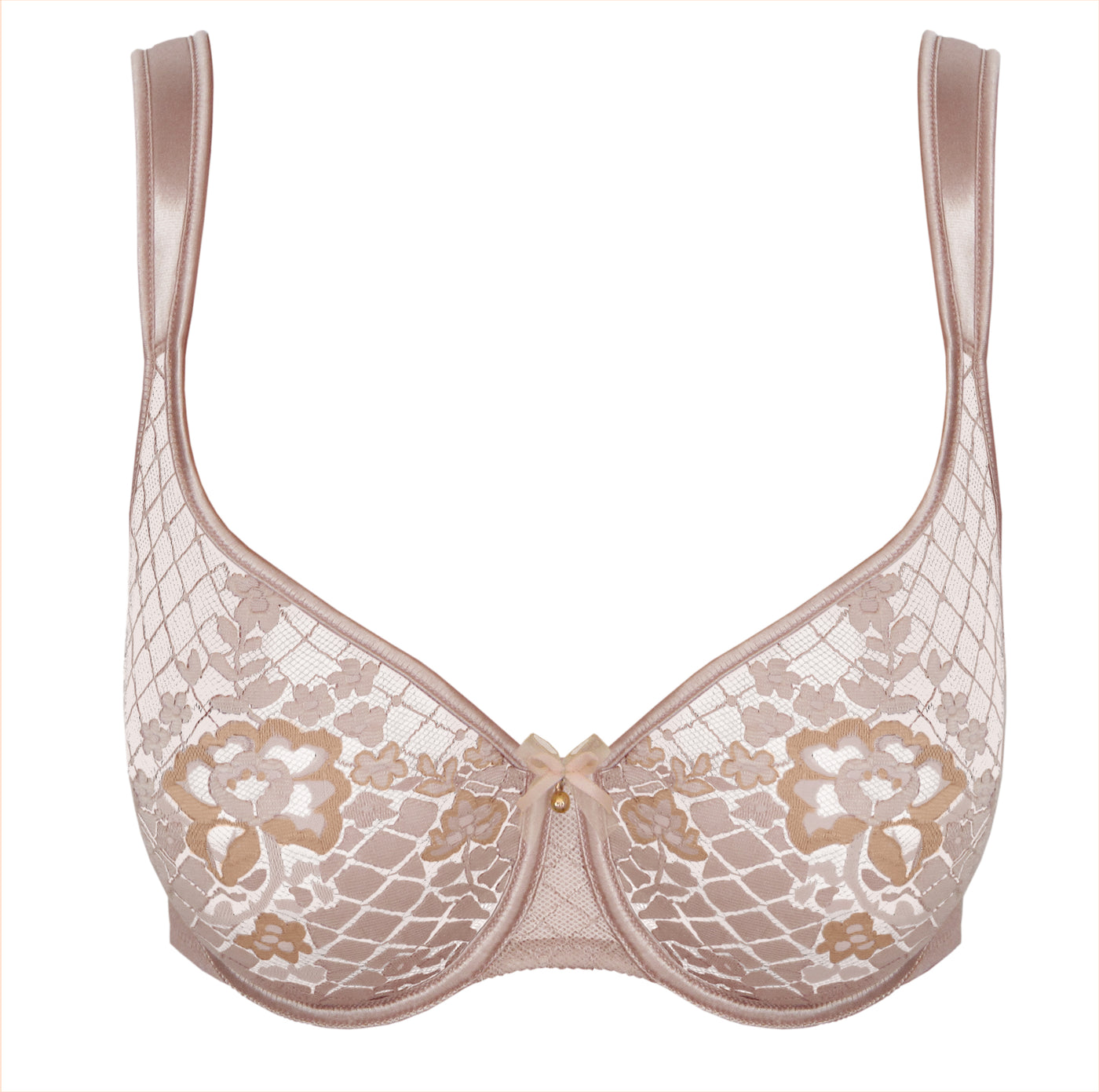 Melody Seamless Full-Cup Bra -Gold