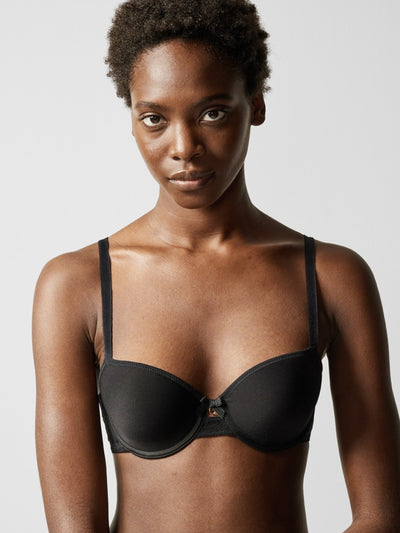 Alto Memory Foam Bra - Black