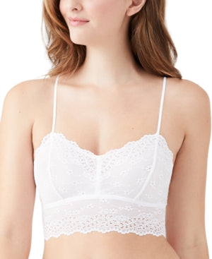 Eyelet Bralette - White