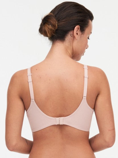 Comfort Chic Full Coverage Custom Fit Bra - Rose