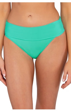 Hannah High-Waist Bottoms - Mint