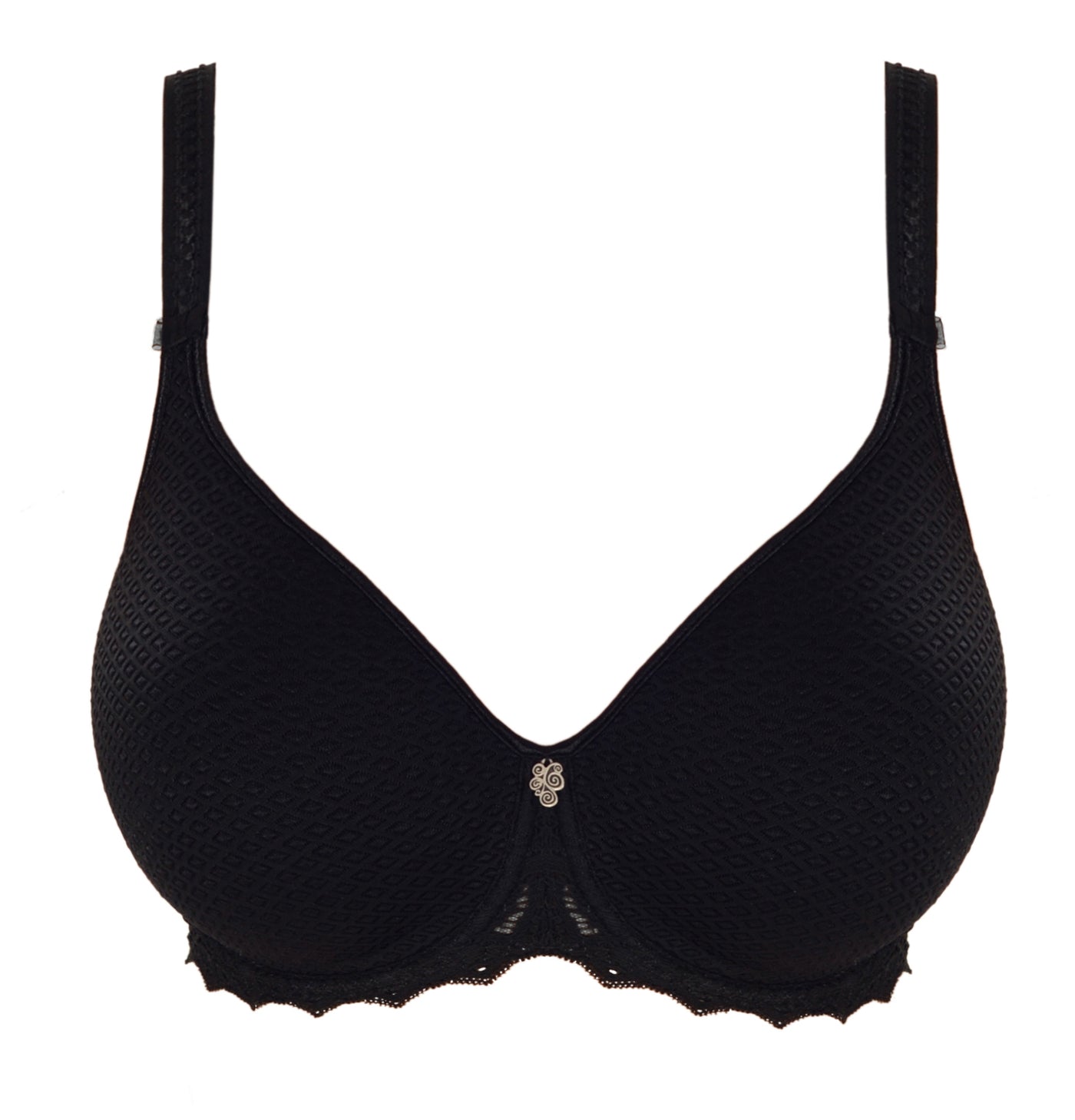 Cassiopee Seamless Spacer Bra - Black