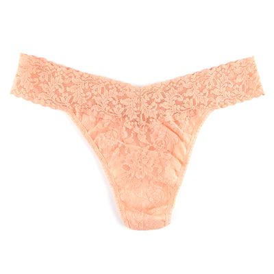 Signature Lace Original Rise Thong - Orange Blossom