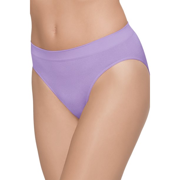 B-Smooth Seamless Hi-Cut Brief - Purple Heather