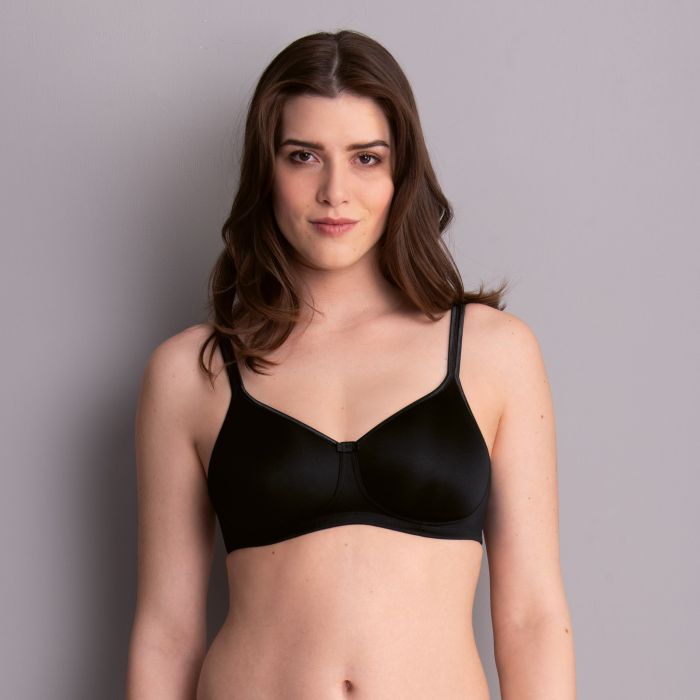 Tonya Padded Wire-free Mastectomy Bra- Black