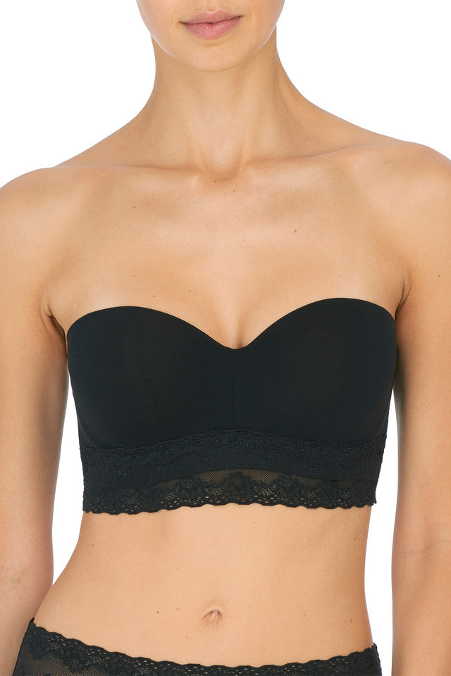 Bliss Perfection Strapless Contour Underwire Bra - Black