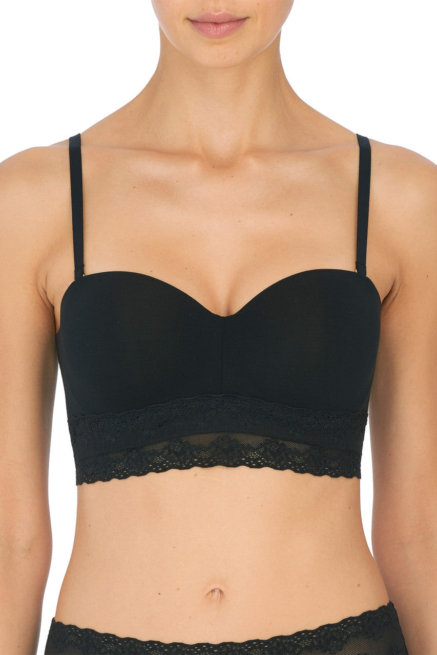 Bliss Perfection Strapless Contour Underwire Bra - Black