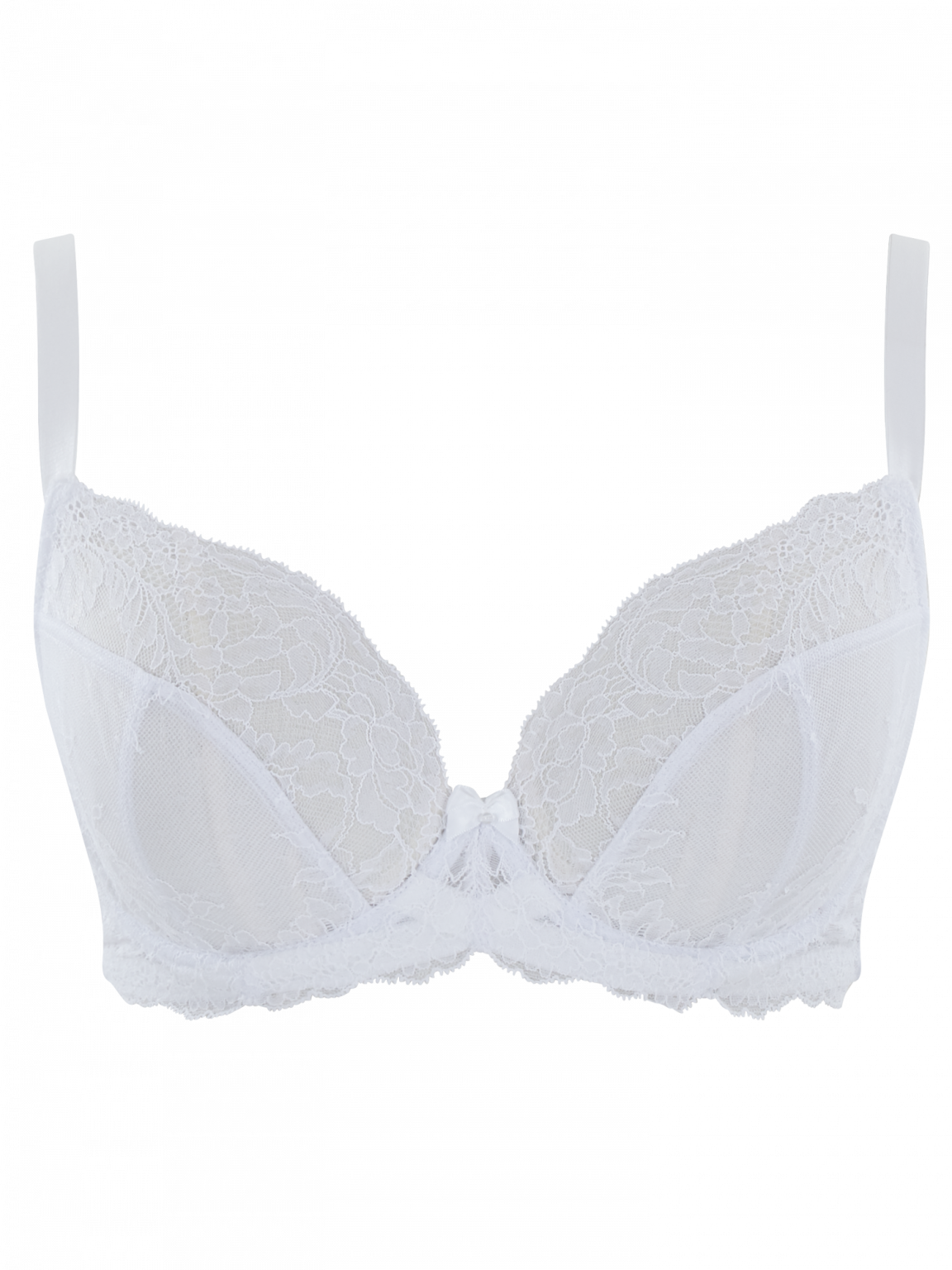 Ana Plunge Bra - White