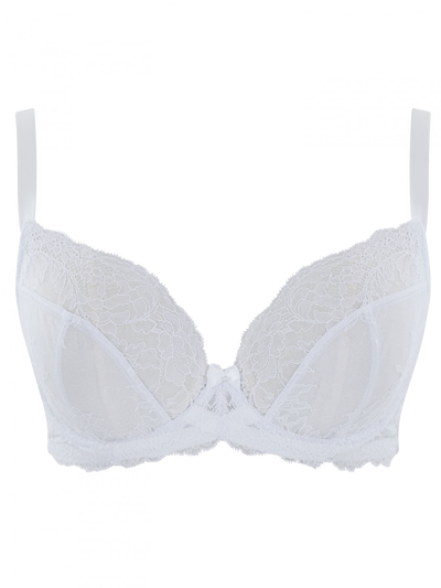 Ana Plunge Bra - White