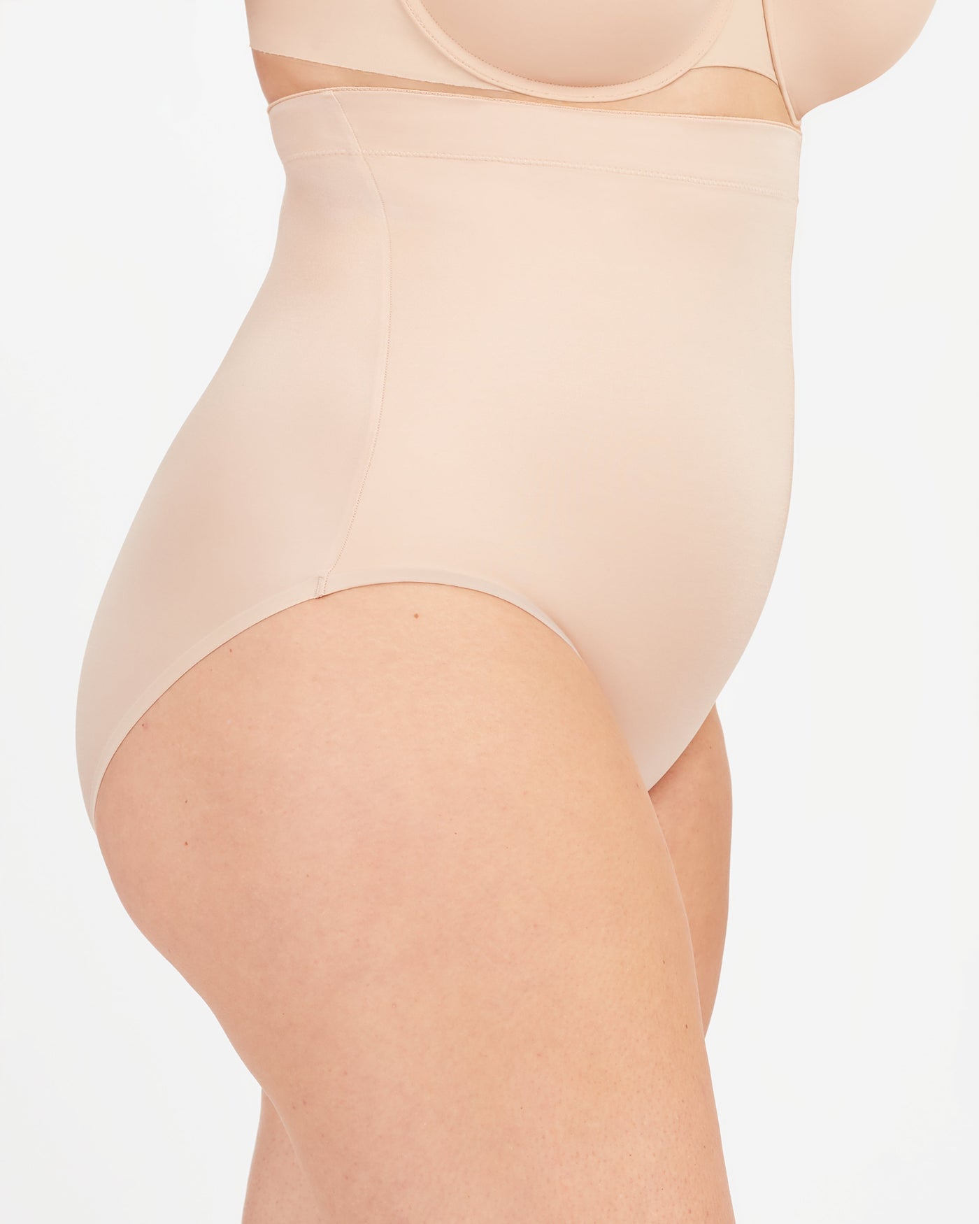 Suit Your Fancy High-Waisted Brief - Champagne Beige