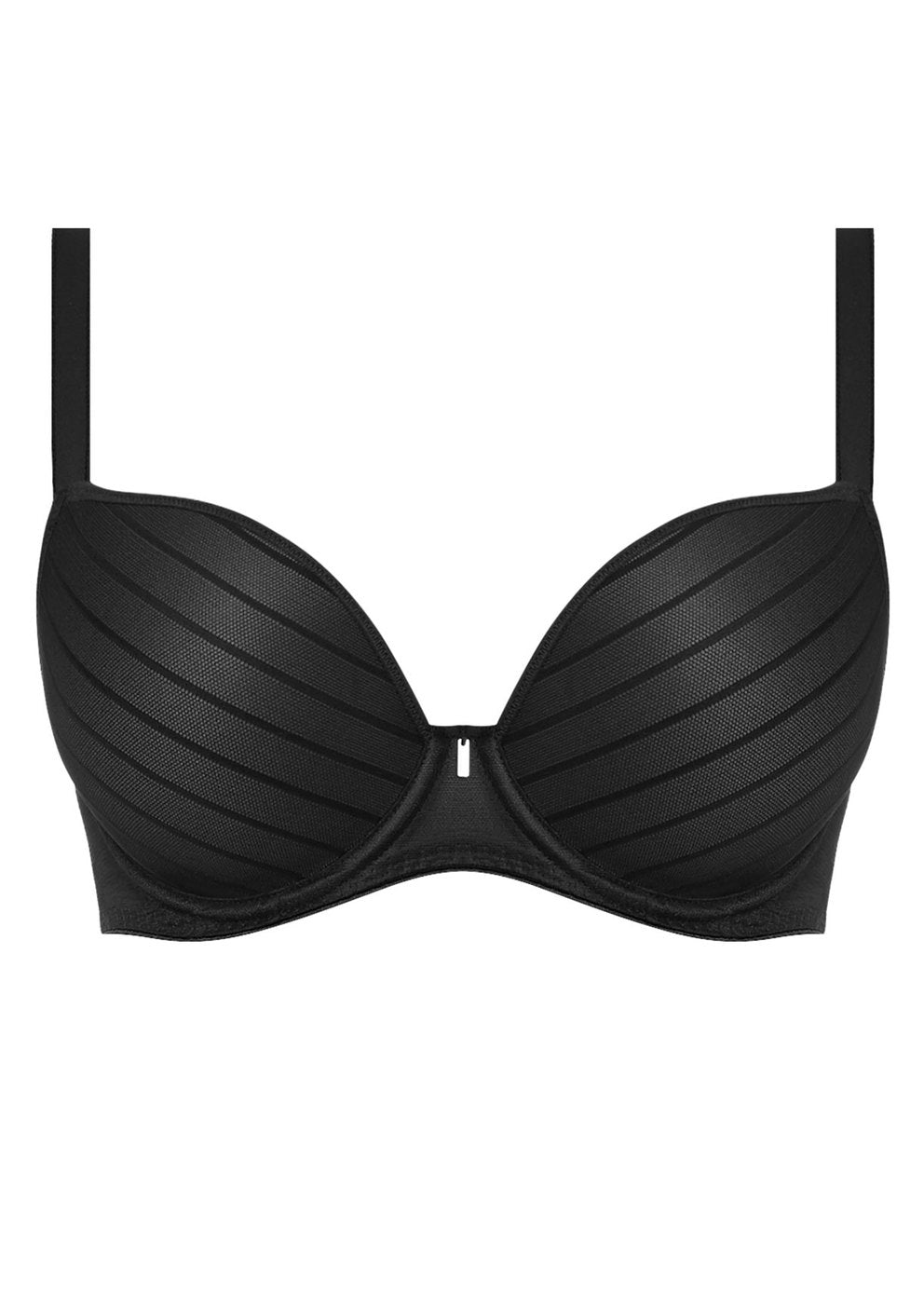 Cameo Moulded Plunge Bra - Black