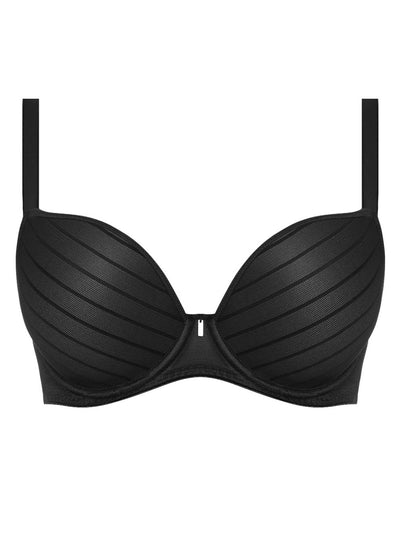 Cameo Moulded Plunge Bra - Black