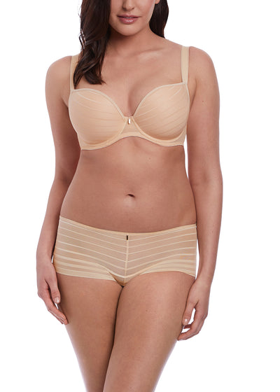 Cameo Moulded Plunge Bra - Sand