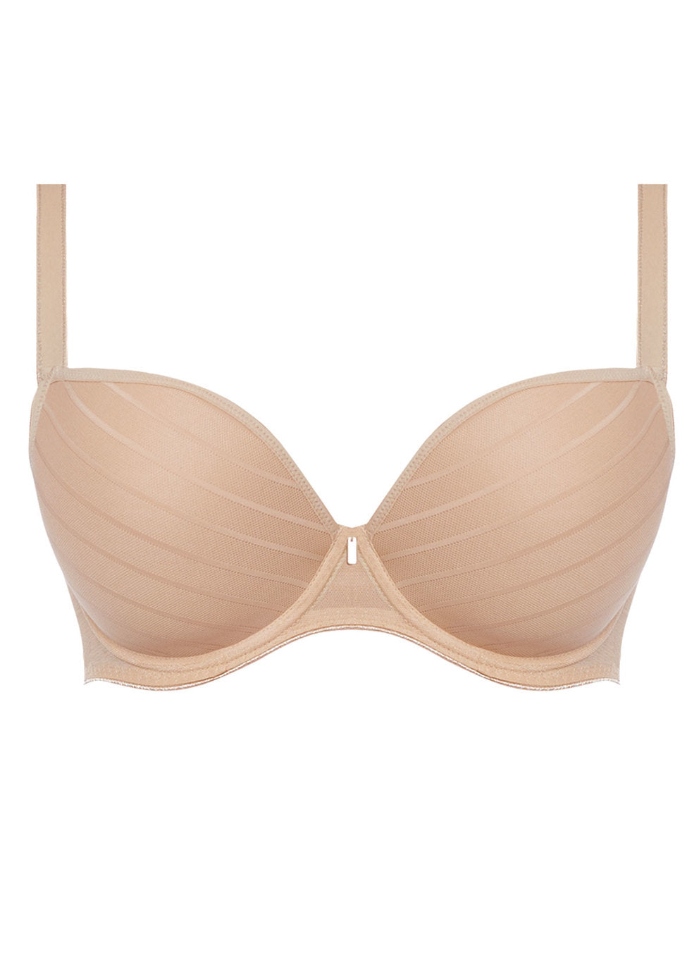 Cameo Moulded Plunge Bra - Sand