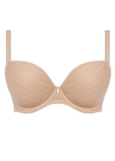 Cameo Moulded Plunge Bra - Sand