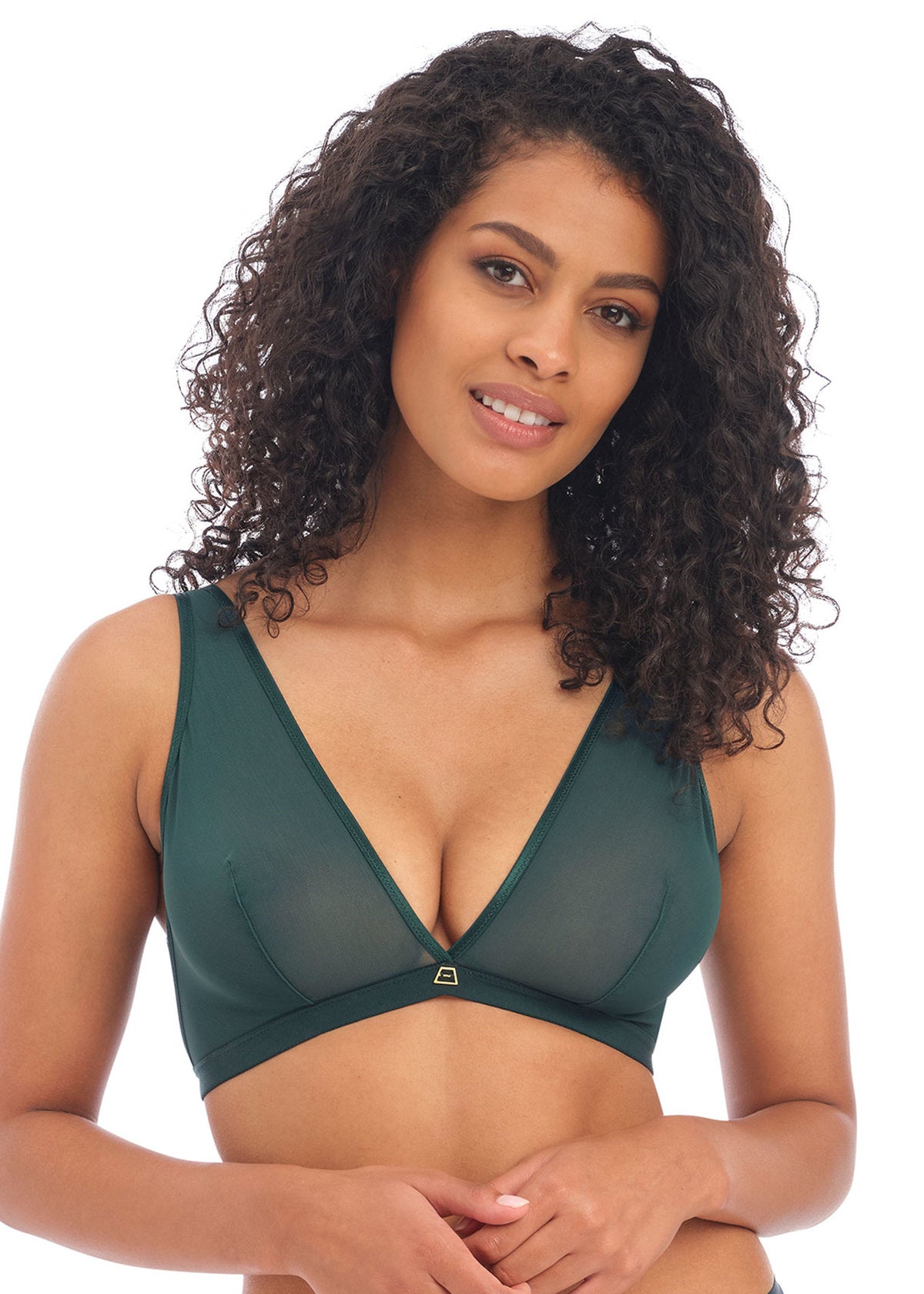 Snapshot Bralette - Deep Emerald