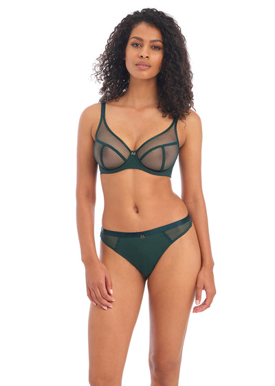 Snapshot High Apex Bra - Deep Emerald