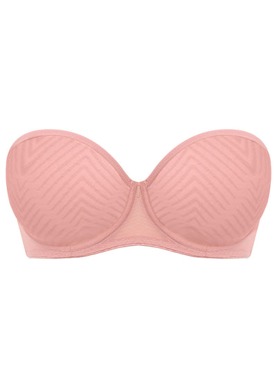 Tailored Moulded Strapless Bra- Ash Rose
