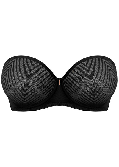 Tailored Moulded Strapless Bra- Black