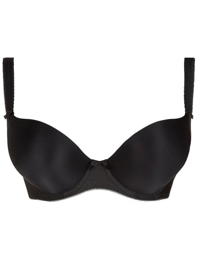 Deco Moulded Plunge Bra - Black