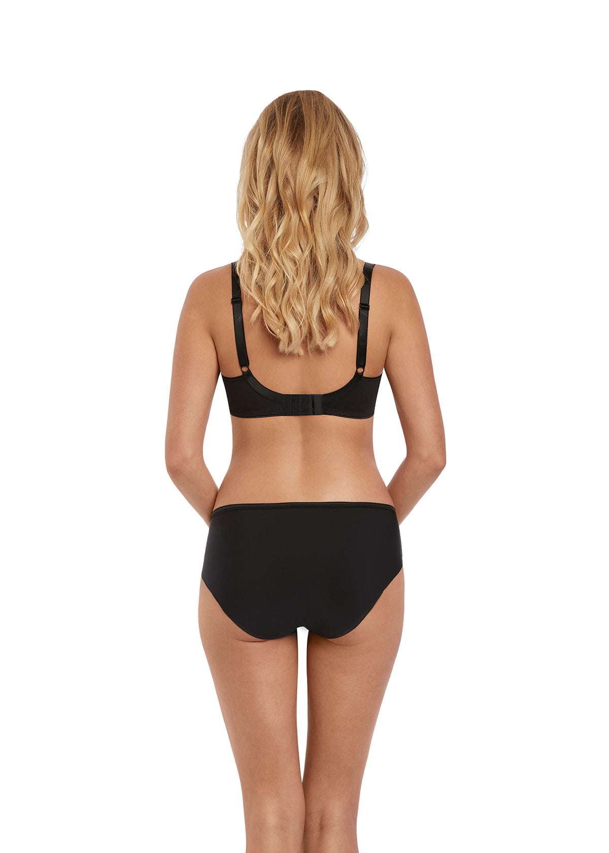 Starlight Side Support Balcony Bra (GG - K Cup) - Black